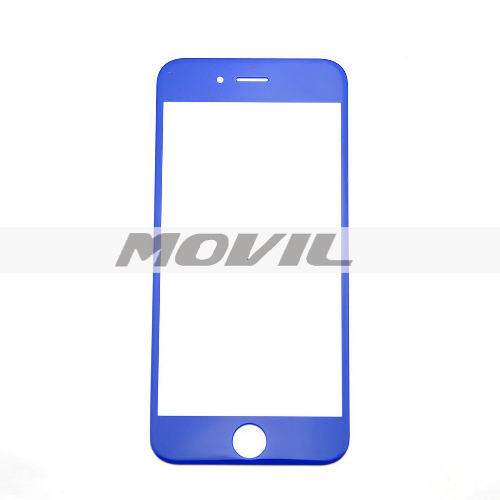 Front Lens Outer Glass Protector Replacement for Iphone 6 6g 5.5 Plus (dark blue)